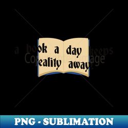 A Book a Day - PNG Transparent Sublimation Design - Bold & Eye-catching