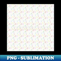 Rainbow sprinkles paint dash pattern - Elegant Sublimation PNG Download - Perfect for Creative Projects