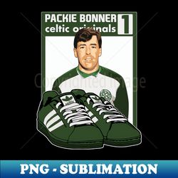 Celtic Originals - Packie Bonner - Vintage Sublimation PNG Download - Enhance Your Apparel with Stunning Detail