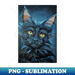 BLACK CAT 2023 - Instant PNG Sublimation Download - Perfect for Creative Projects