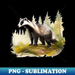 Badger - High-Resolution PNG Sublimation File - Capture Imagination with Every Detail