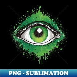 Green eye - Sublimation-Ready PNG File - Transform Your Sublimation Creations