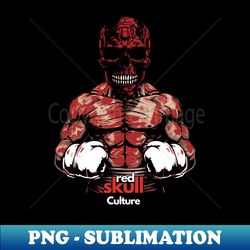 red skull culture boxer edition unisex t-shirt boxing t-shirts boxing lovers gift for boxing fans skull t-shirts - artistic sublimation digital file - unleash your inner rebellion