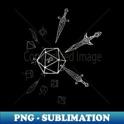 dnd d20 - dagger dagger dagger dnd rogue - vintage sublimation png download - enhance your apparel with stunning detail
