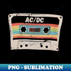 Acdc - PNG Transparent Sublimation Design - Enhance Your Apparel with Stunning Detail