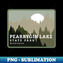 Pearrygin Lake State Park Washington Trees and Forest - Digital Sublimation Download File - Instantly Transform Your Sublimation Projects
