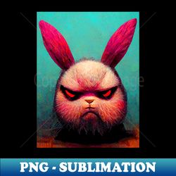 Angry bunny - Creative Sublimation PNG Download - Revolutionize Your Designs