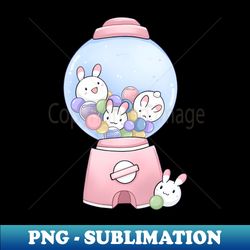 bunny gumball machine - instant sublimation digital download - revolutionize your designs