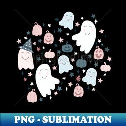 Ghostie Pattern - Exclusive PNG Sublimation Download - Revolutionize Your Designs