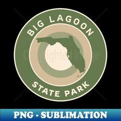 Big Lagoon State Park Florida Bullseye - PNG Transparent Digital Download File for Sublimation - Perfect for Creative Projects