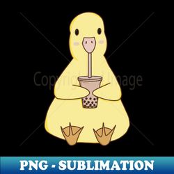 Duck Drink Boba - Special Edition Sublimation PNG File - Boost Your Success with this Inspirational PNG Download
