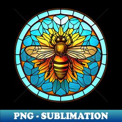 Bee on a Sunflower - High-Resolution PNG Sublimation File - Enhance Your Apparel with Stunning Detail