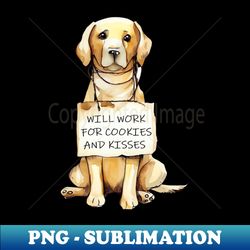 Cookies  Kisses Labrador Retriever - Modern Sublimation PNG File - Create with Confidence