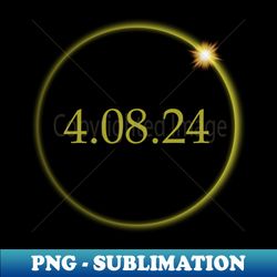 Solar Eclipse April 8 2024 - Signature Sublimation PNG File - Add a Festive Touch to Every Day
