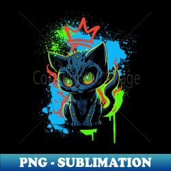 Street art cat - High-Resolution PNG Sublimation File - Create with Confidence