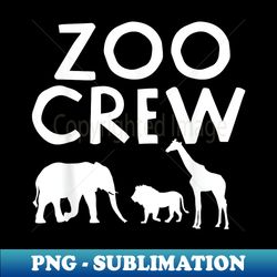 Zoo Crew Zookeeper Costume Safari Wildlife Animal Lover - PNG Transparent Digital Download File for Sublimation - Perfect for Sublimation Mastery