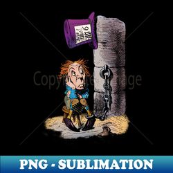 the mad hatter in prison - high-resolution png sublimation file - enhance your apparel with stunning detail