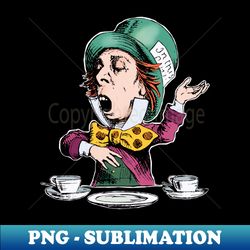 the mad hatter - unique sublimation png download - spice up your sublimation projects
