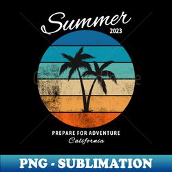 Summer Vacation 2023 - High-Resolution PNG Sublimation File - Fashionable and Fearless