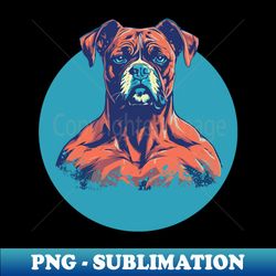 the dog boxer - digital sublimation download file - unleash your inner rebellion