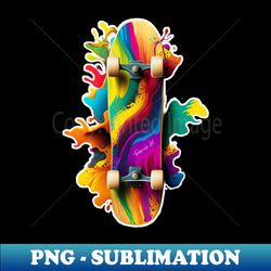 Skateboard Sticker design 16 - Instant PNG Sublimation Download - Perfect for Sublimation Art