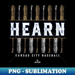 Vintage Baseball Bat Gameday Taylor Hearn Kansas City MLBPA - Trendy Sublimation Digital Download - Unleash Your Creativity