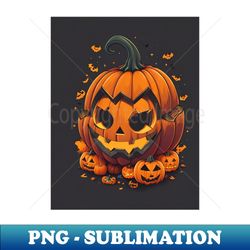 spooky pumpkin head  the perfect halloween gift - Aesthetic Sublimation Digital File - Transform Your Sublimation Creations