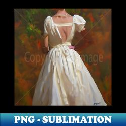 Vintage Dress - PNG Transparent Sublimation Design - Fashionable and Fearless