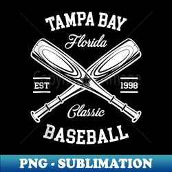 Tampa Bay Baseball, Classic Vintage Florida Retro Fans - Instant Sublimation Digital Download - Unleash Your Inner Rebellion