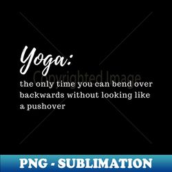 Yoga - PNG Transparent Digital Download File for Sublimation - Spice Up Your Sublimation Projects
