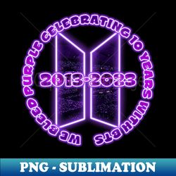 WBP 10 Years with BTS - Creative Sublimation PNG Download - Unleash Your Creativity