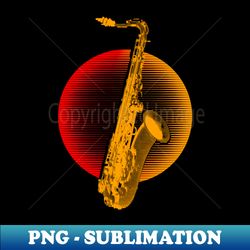 sunny saxophone - png transparent digital download file for sublimation - defying the norms