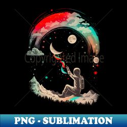 vintage fantasy space and stars - Modern Sublimation PNG File - Unleash Your Inner Rebellion
