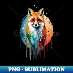 Watercolor Fox Adventure - Artistic Sublimation Digital File - Spice Up Your Sublimation Projects