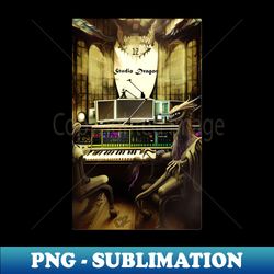 Studio Dragon - PNG Sublimation Digital Download - Create with Confidence