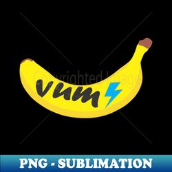 yummy banana lightning bolt - Artistic Sublimation Digital File - Instantly Transform Your Sublimation Projects