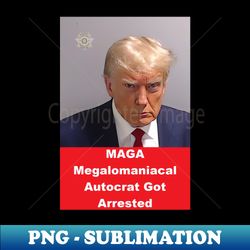 Trumps Mugshot - Retro PNG Sublimation Digital Download - Defying the Norms