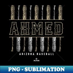 Vintage Baseball Bat Gameday Nick Ahmed Arizona MLBPA - Trendy Sublimation Digital Download - Bring Your Designs to Life