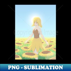 Sunflower - High-Resolution PNG Sublimation File - Unleash Your Inner Rebellion