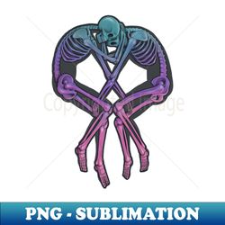 Skeleton Love - Aesthetic Sublimation Digital File - Instantly Transform Your Sublimation Projects