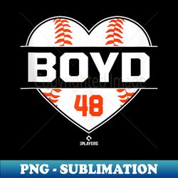 Vintage Baseball Bat Gameday Matthew Boyd Detroit MLBPA - Sublimation-Ready PNG File - Transform Your Sublimation Creations