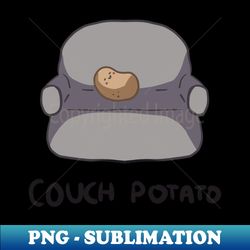 Cute Couch Potato Enjoys Binge Watching Time - Exclusive PNG Sublimation Download - Vibrant and Eye-Catching Typography