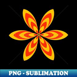Abstract Flower - Graphic - geometric Design - PNG Transparent Sublimation Design - Perfect for Personalization