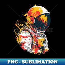 astronaut  abstract art  t-shirt mug wall art stickers - digital sublimation download file - capture imagination with every detail