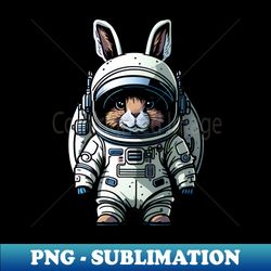 BUNNY ASTRONAUT - Unique Sublimation PNG Download - Create with Confidence
