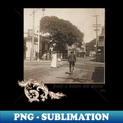 vintge old photo - sublimation-ready png file - fashionable and fearless
