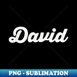 David - Retro PNG Sublimation Digital Download - Enhance Your Apparel with Stunning Detail