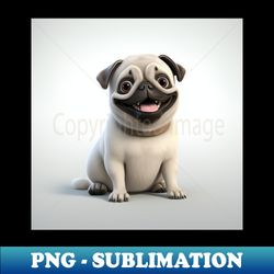 Pudgy The Pug - Premium PNG Sublimation File - Vibrant and Eye-Catching Typography