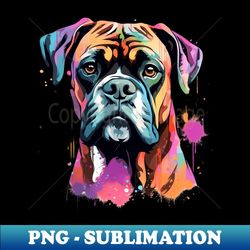 Watercolor boxer dog - Exclusive PNG Sublimation Download - Stunning Sublimation Graphics