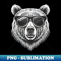 big bear with sunglasses - premium png sublimation file - defying the norms